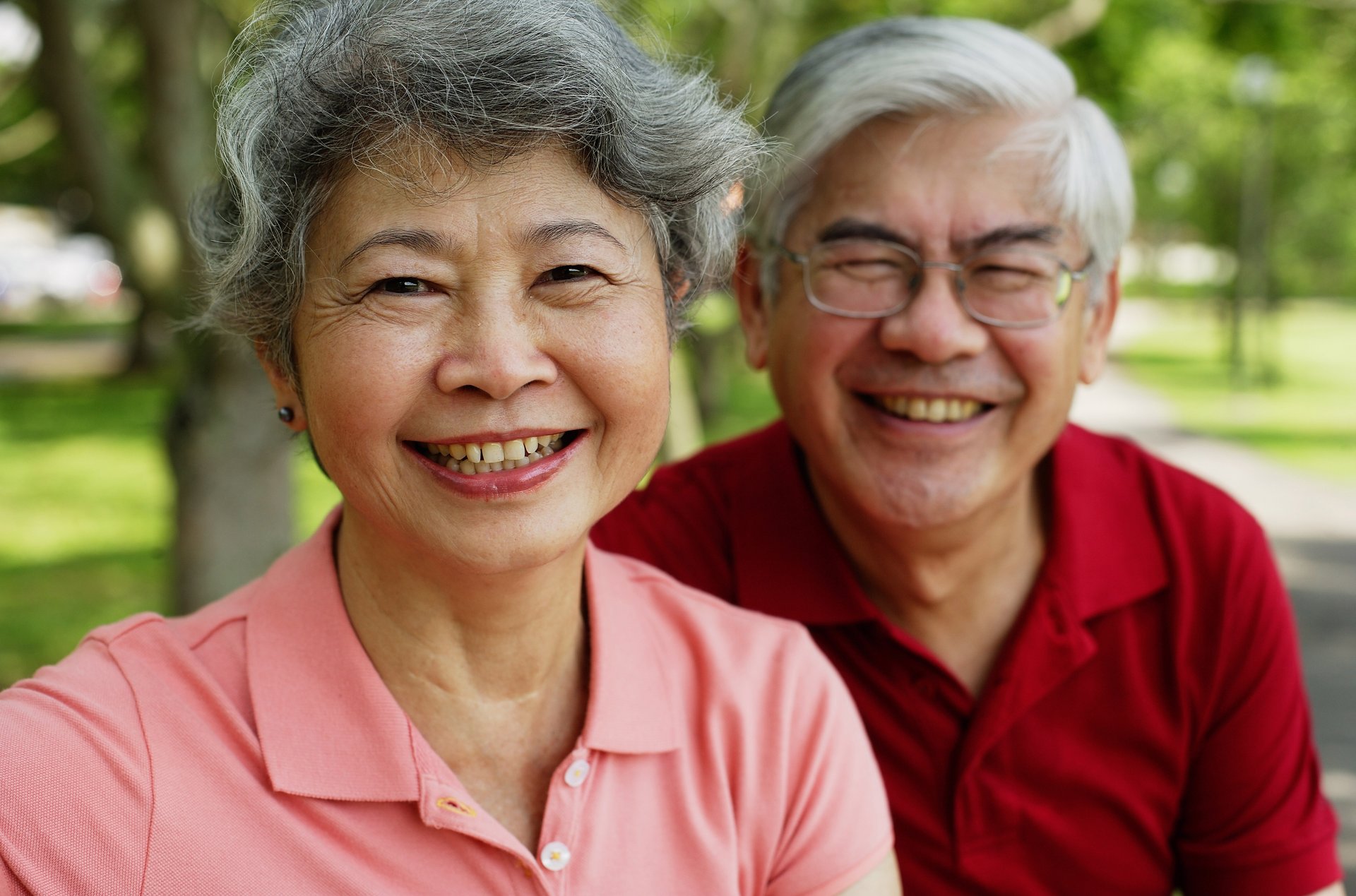 Older Asian American couple