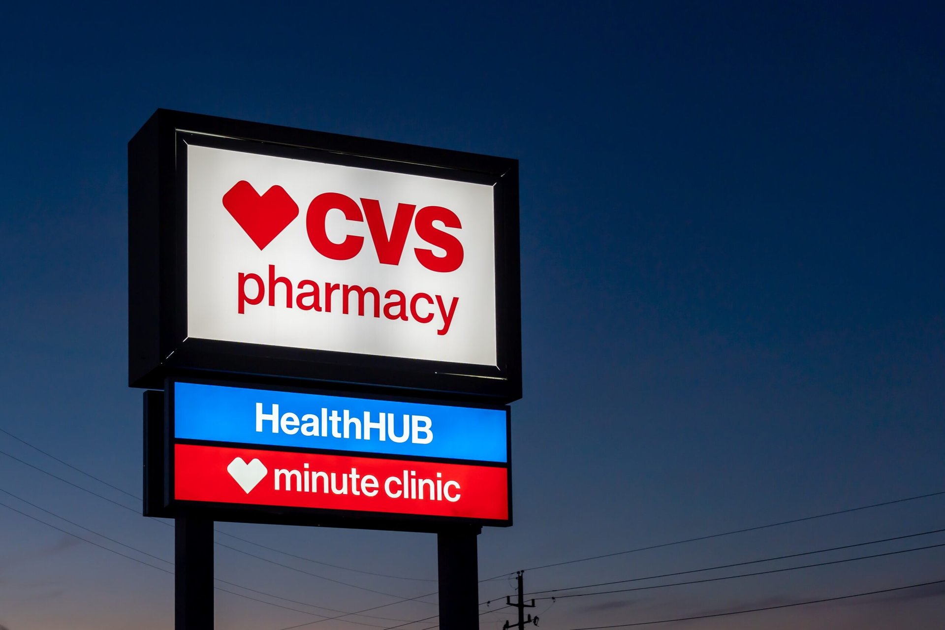 CVS store sign