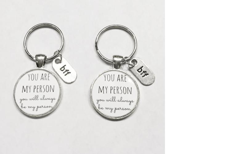 Set 2 Keychain Thelma and Louise gym Gift Believe in 